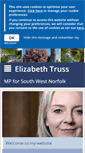 Mobile Screenshot of elizabethtruss.com